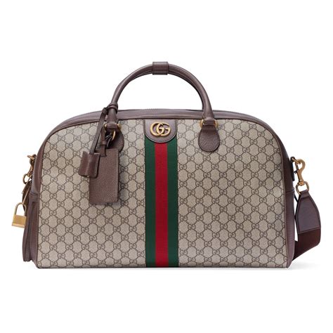 gucci boston cloth bowling bag|gucci canvas duffle bag.